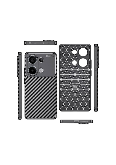 Zore Redmi Note 13 4g Kılıf Nvth Negro Silikon Kapak-siyah