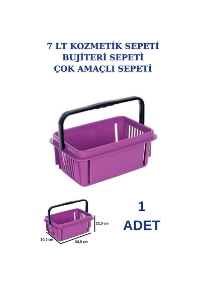 1 adet 7 Litre Kozmetik Sepeti Bijuteri Sepeti Kırtasiye Sepeti