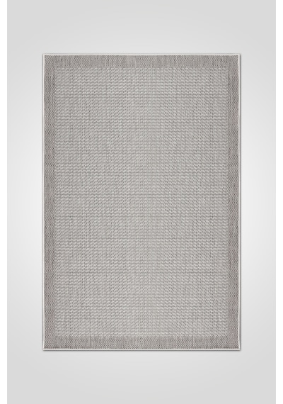Dekozer Sisaletta Jüt Görünümlü Sisal Dokuma Modern Kilim Tozumaz, Robot Süpürge Uyumlu Krem