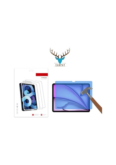 Apple Uyumlu iPad  Pro 13 2024 Tablet Nano Ekran Koruyucu Kristal Netliğinde %100 Ultra Görüntü Kalitesi Esnek Temperli Kırılmaz Nano Screen Protector