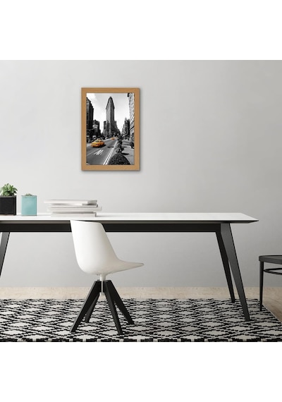 Tr Kırılmaya Dayanıklı Camlı 11x17 Resim Çerçevesi - Tasarlanmış Ahşap İle Galeri Tarzı Çerçeve - İmza Kol