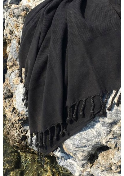 Taşlanmış Peştemal - Siyah