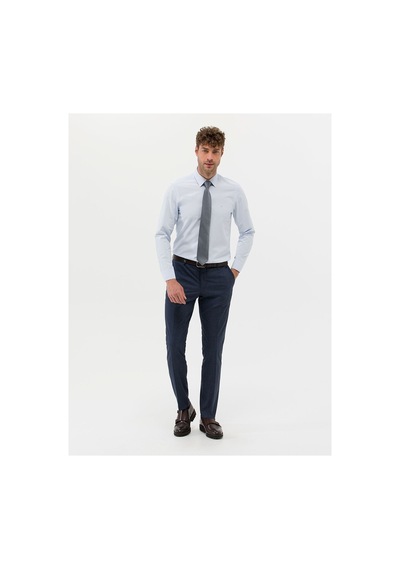 Pierre Cardin Slim Fit Uzun Kollu Basic Erkek Gömlek gri