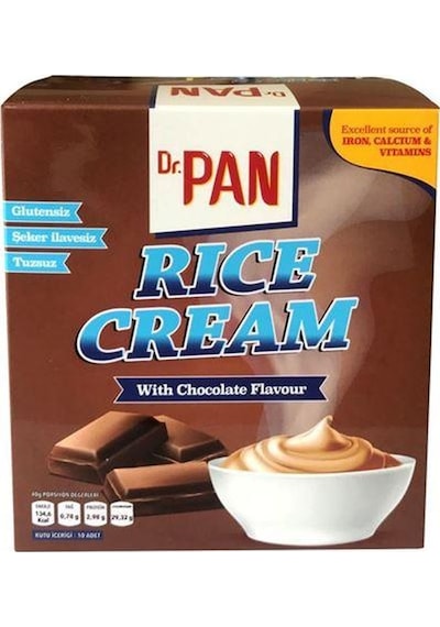 Dr Pan 3'lü Rice Cream Set Çikolata Vanilya Çilek 400 gr 3 Adet