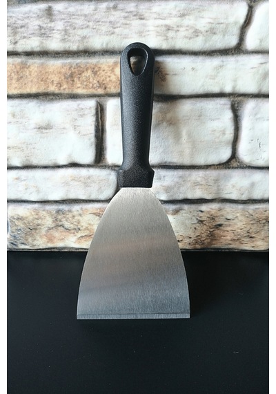 Bakalit Saplı Çelik Spatula-hamur Kesici-kazıyıcı-çevirici-24 Cm-küçük Boy