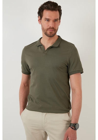 Buratti Regular Fit Pamuklu Erkek Polo Yaka T Shirt 5902141 Haki