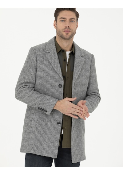 Pierre Cardin Erkek Gri Kaban 50284099-vr024 Gri