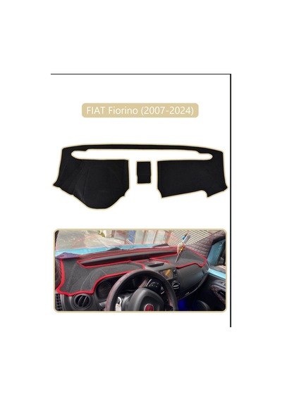 Fıat Fiorino 2007-2020 Modellerine Uygun Eski Torpido Koruma Halısı Bej Kenar