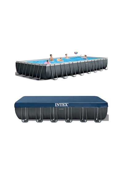 İntex 26378 975 x 488 x 132 CM Ultra Xtr Prefabrik Aile Havuzu Deluxe Set