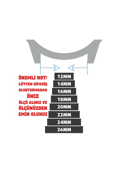 Saatse Siyah Hakiki Deri Saat Kordonu Kayış 20 MM
