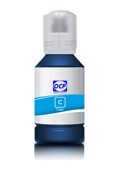 OCP Epson EcoTank ET 3750 Uyumlu Yazıcı Mürekkebi 140ml C Cyan Mavi Dye
