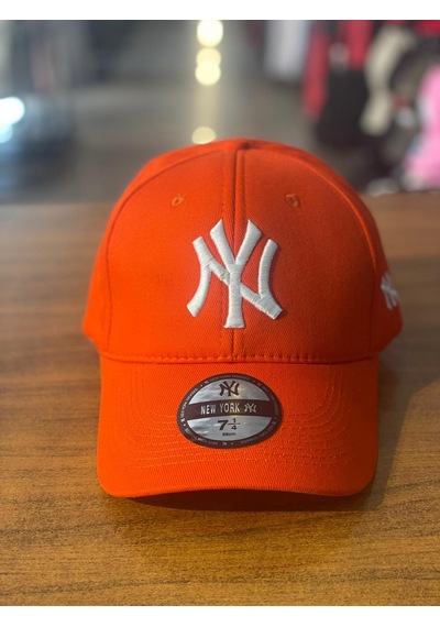 Hamze Ny Yankees Turuncu Renk Trucker Model Cap Şapka Turuncu