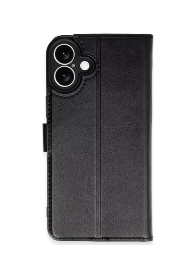 Newface Apple İphone 16 Kılıf Trend S Plus Kapaklı Kılıf - Siyah
