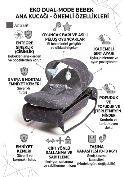 Öykü Bebek Dünyası Çift Sallanır Ana Dizi