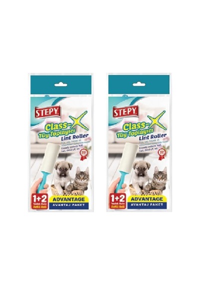 Class Tüy Toplayıcı 1+2 Rulo 50 Yaprak + 2 Yedek X 2 Set