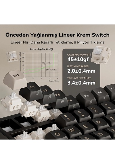 Royal Kludge R98 Pro Mekanik Oyuncu Klavyesi
