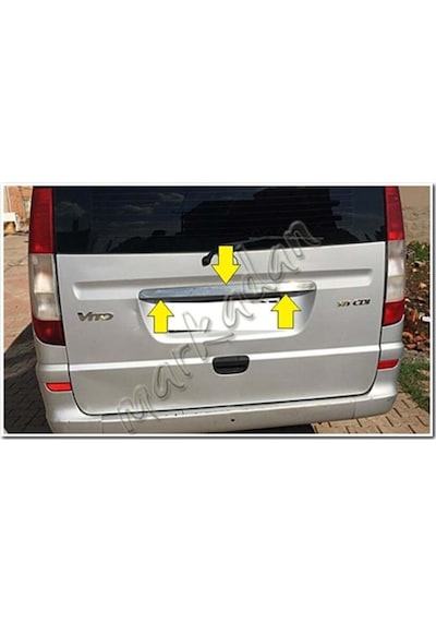 Mercedes Vito Krom Bagaj Çıtası 2004-2014 Paslanmaz Çelik N11.5933