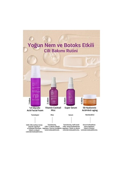 Yoğun Nemlendirici Vitamin Kokteyl Mist 30 Ml Ürün Öncesi Makyaj Altı Deniz Havuz Sonrası Işıltı