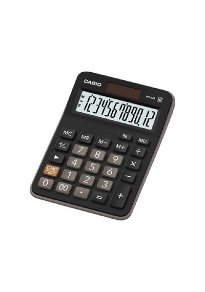 Casio Hesap Makinesi Masaüstü 12 Hane Mx-12b Siyah