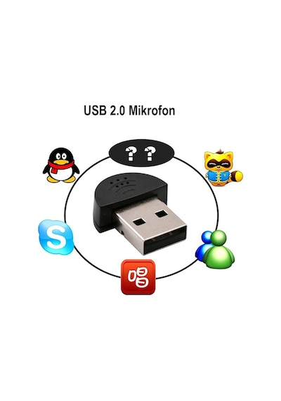 Mini Usb Mikrofon Usb 2.0 Mini Bilgisayar Mikrofonu