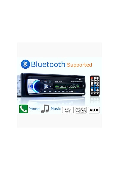 Exvol Oto Teyp Buetooth 2 Usb Çıkışlı Çift Amfi Bluetooth Aux