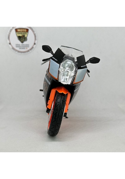 Ktm Rc8 1198 1:12 Diecast Motosiklet Modeli Siyah Turuncu Koleksiyonluk Spor Motor
