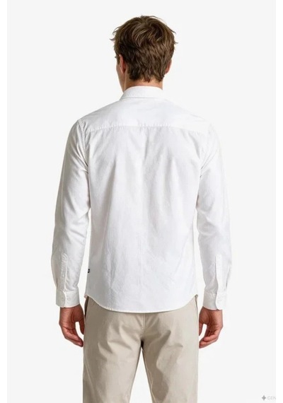 Nautica Erkek Beyaz Regular Fit Gömlek-24203