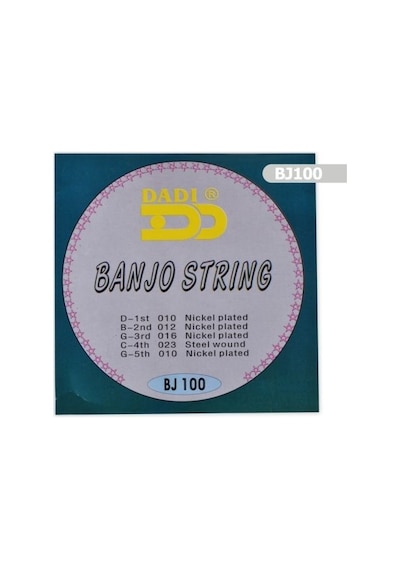 Dadi Bj100 Banjo Tel Takımı 5 Telli Nikel Kaplı Çelik Paslanm