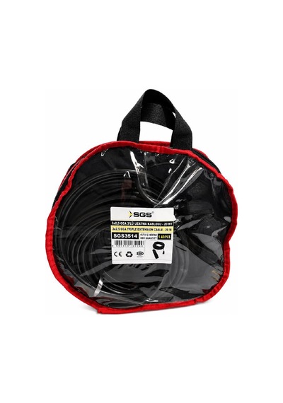 Sgs3514 Uzatma Kablo 2,5x20 Metre 3 Lü Grup Priz 20 M