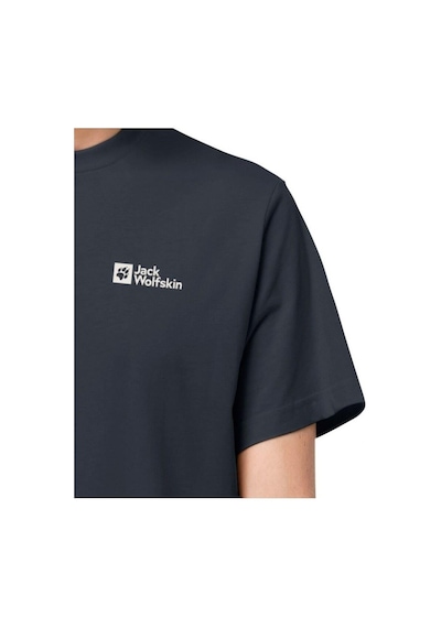Jack Wolfskin Essential T M Erkek T-shirt-28380-siyah Siyah