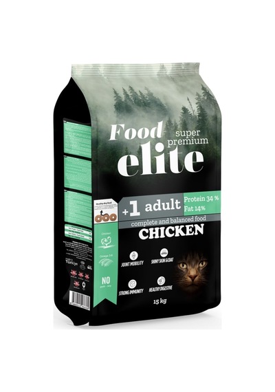 Food Elite Tavuklu Kedi Maması 15 KG
