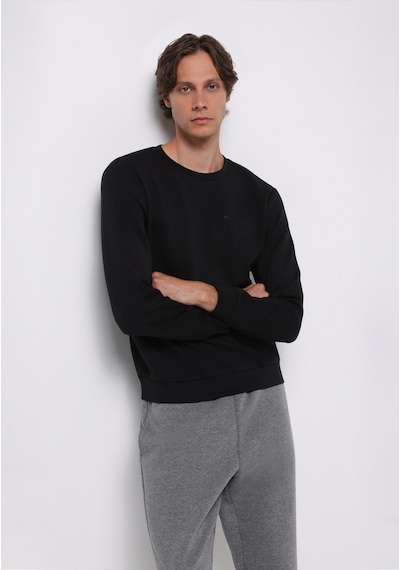 Colin's Colins Regular Fit Erkek Siyah Sweatshirt Cl1077180 Q1.v2 Blk Siyah