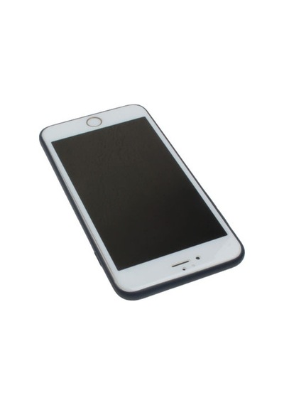 Apple Uyumlu iPhone 6s Plus/6 Plus İle Slim Silikon Deri Desenli Kılıf Lacivert