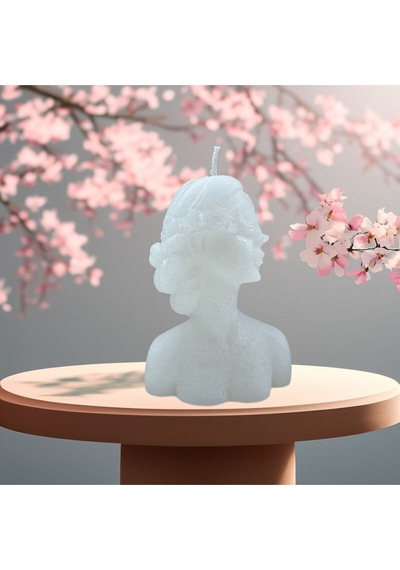 Bernami Mumluk Şamdanpinterest Hediyelik Kokulu Maskeli Kız Mum Diğer