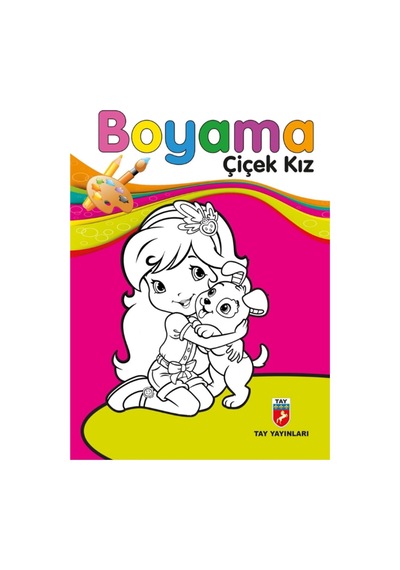 Kalın Boyama Kitabı Meyveler, Çiçek Kız, Giysiler, Hayvanlar 5 Kitap