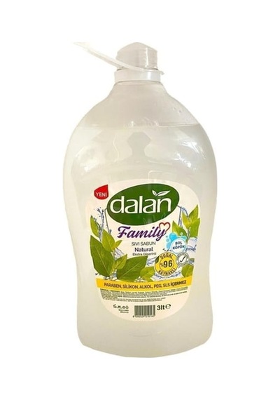 Dalan Family Natural Sıvı Sabun 3 L 10'li Paket