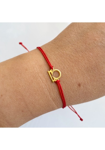Simurg Jewellery Gümüş Terazi Burcu El Yapımı Kırmızı İpli Bileklik