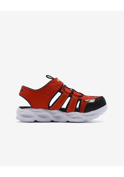 Skechers Thermo-splash - Hydro-flare Büyük Erkek Çocuk Kırmızı Işıklı Sandalet 400613l Rdbk Kırmızı