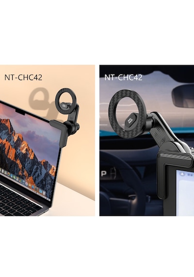 Nettech Nt-chc42 Magsafe Uyumlu Araç İçi Manyetik Telefon Tutucu Siyah