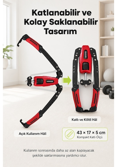 Hidrolik Power Twister 10-200 Kg Ayarlanabilir Dirençli Göğüs Ve Kol Egzersiz Aleti