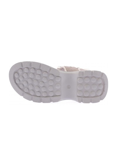 Dgn 4740-22y Kadın Kalın Taban Cırtlı Sandalet 4740-2027-R10811 Buz Mavi