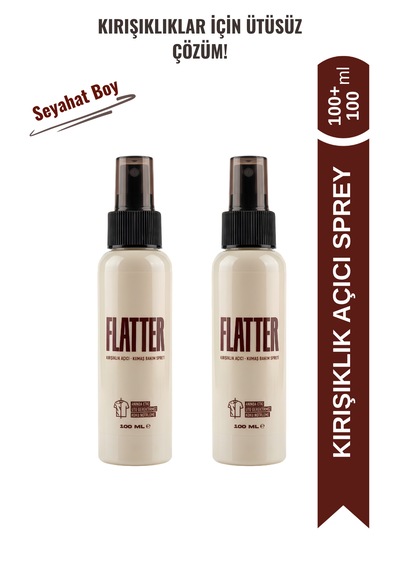 Flatter Kırışıklık Açıcı & Kumaş Bakım Spreyi 100ml X 2 2'li Set