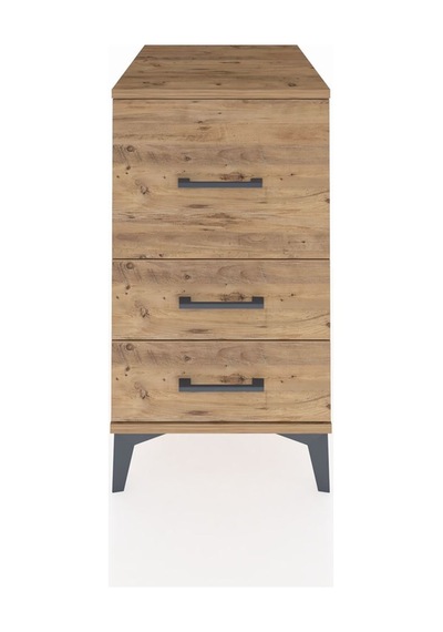 Kronos Komodin 3 Çekmeceli 44x59x80 Çam-çam Çam