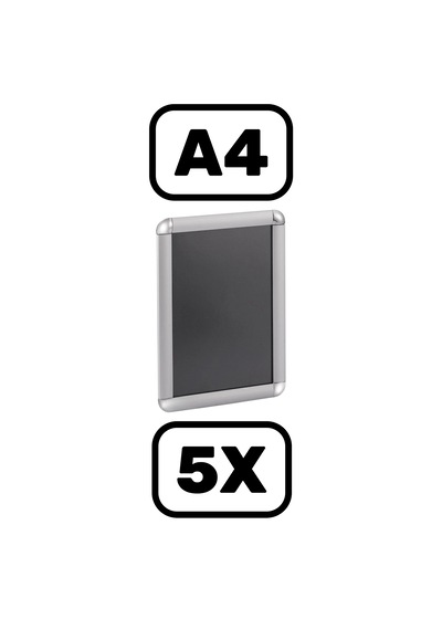 Cengo A4 Rondo Açılır Kapanır Çerçeve 21x30 5li Paket 21 x 30 CM