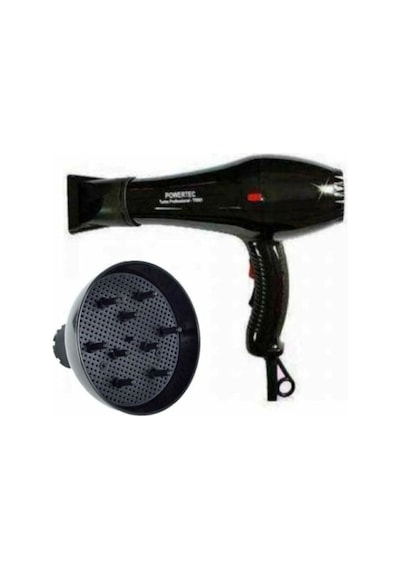 Powertec TR-901 Profesyonel Saç Kurutma Makinesi + Vigo Başlık