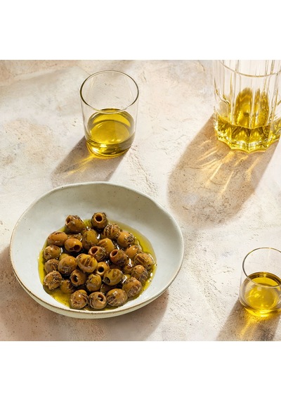 Kozoliv Izgara Baharatlı Çekirdeksiz Doğal Yeşil Zeytin 300 G