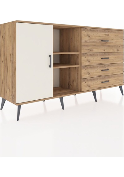 Kronos Konsol 4 Raflı 4 Çekmeceli Tek Kapaklı 176x59x99 Çam-ayta Çam-aytaşı/çam Kronos Konsol 4 Raflı 4 Çekmeceli Tek Kapaklı 176x59x99 Çam-ayta Çam-aytaşı/çam