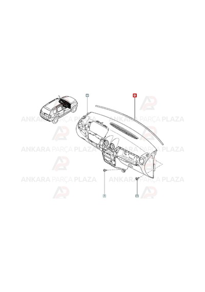 Yapıskan Bant Duster 4X2 683106448R
