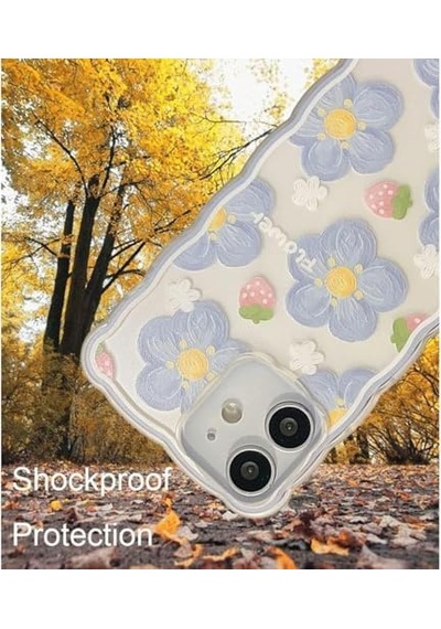 Xspring Telefon Kılıfı, Şeffaf Yumuşak Tpu Kılıf, Mavi Yaban Mersini Çiçek Desenli, İle Uyumlu Telefon 12 Modeli, Kadınlar Ve Kızlar İçin Şık Dalga Tasarım Xspring Telefon Kılıfı, Şeffaf Yumuşak Tpu Kılıf, Mavi Yaban Mersini Çiçek Desenli, İle Uyumlu Telefon 12 Modeli, Kadınlar Ve Kızlar İçin Şık Dalga Tasarım