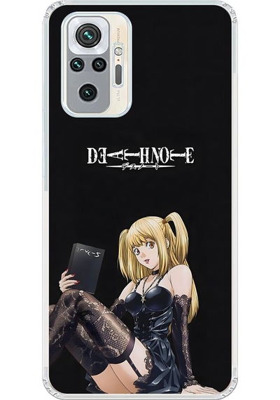 Xiaomi Redmi Note 10 Pro Uyumlu Şeffaf Kılıf Death Note 3 Tasarımlı